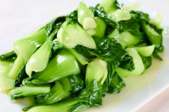 上海青菜图片,碧绿茎多，品味独特的美味佳肴